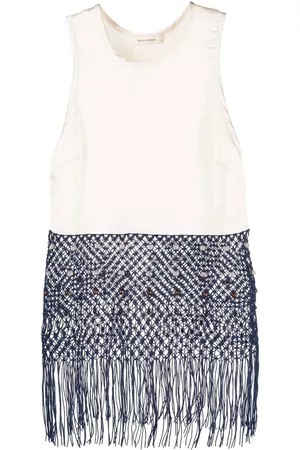 WALES BONNER Damen Tanktops - Macramé detail sleeveless top