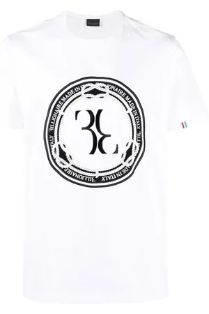BILLIONAIRE T-Shirt mit Logo-Print
