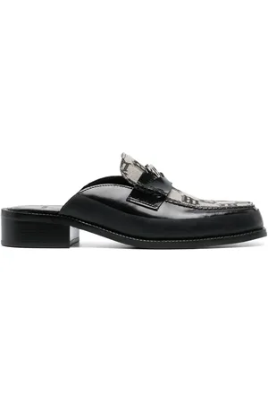 MISBHV Mules mit Monogramm-Print