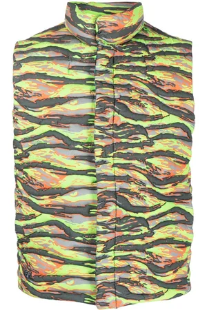 ERL Steppweste mit Camouflage-Print
