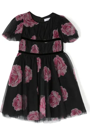 MONNALISA Tüllkleid mit Rosen-Print