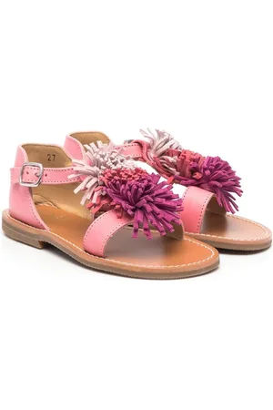 GALLUCCI Sandalen mit Pompons