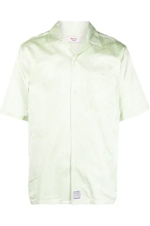 MARTINE ROSE Hemd mit Blumen-Print