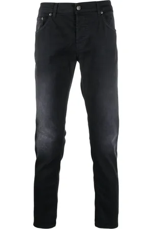 Dondup Halbhohe Straight-Leg-Jeans