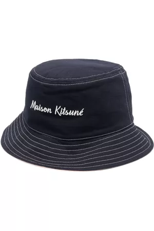 Maison Kitsuné Hüte - Logo-embroidered bucket hat