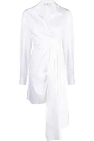 OFF-WHITE Drapiertes Kleid