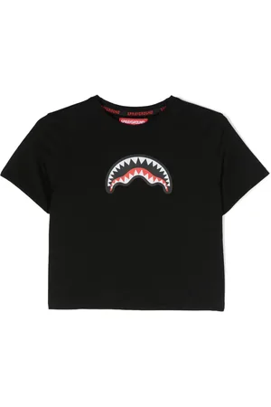 Sprayground T-Shirt mit Haifischzähne-Print