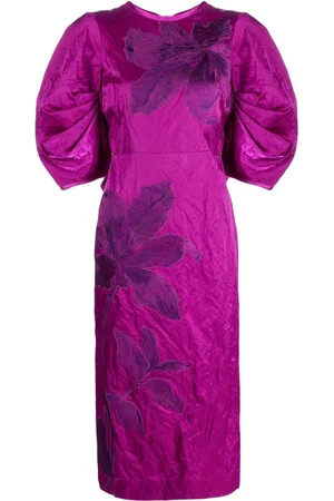 Erdem Minikleid mit Puffärmeln