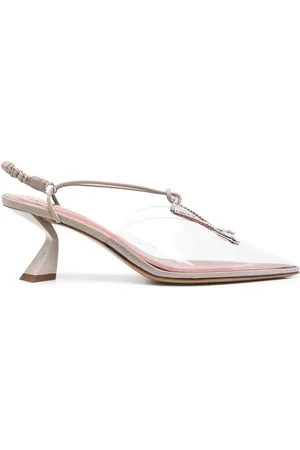Nensi Dojaka Spitze Pumps mit Kristallen