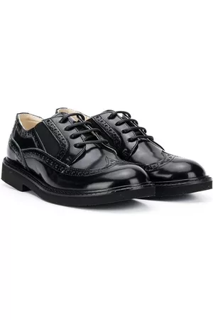 MONTELPARE TRADITION Elegante Schuhe - Patent round-toe brogues