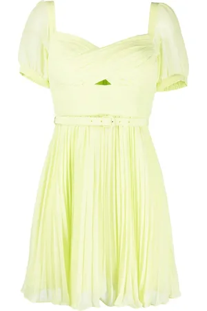 Self-Portrait Kleid mit Plissee