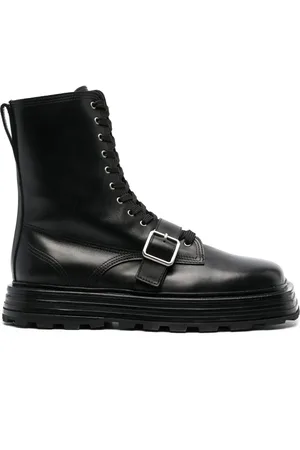 Jil Sander Knöchelhohe Schnürstiefel