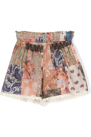 ZIMMERMANN Shorts mit Paisley-Patchwork