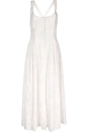 Serafini Kleid mit abstraktem Print