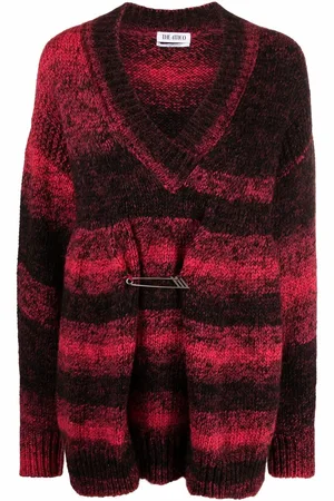The Attico Gestreifter Strickpullover