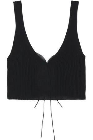 Cecilie Bahnsen Geripptes Cropped-Top