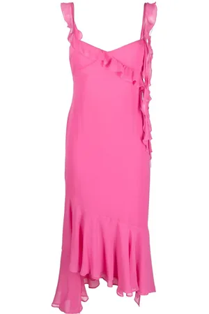 The Andamane Midikleid mit Rüschendetail