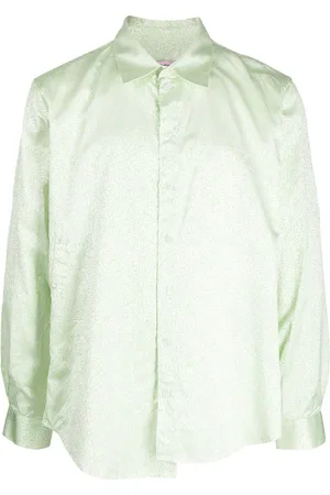 MARTINE ROSE Hemd mit Blumenmuster