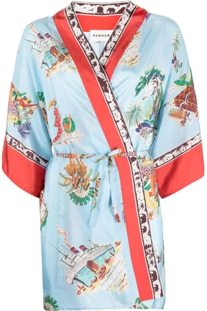 P.A.R.O.S.H. Poncho mit grafischem Print