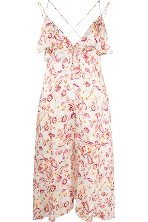 Isabel Marant Paysa Midikleid mit Blumen-Print