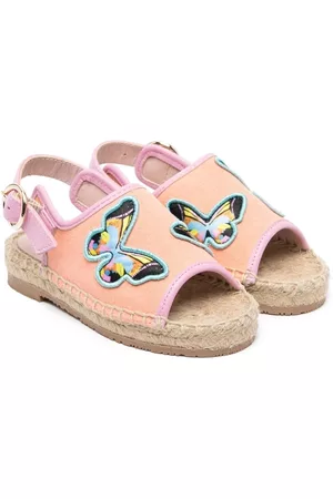 SOPHIA WEBSTER Espadrilles - Butterfly-embroidered espadrille sandals