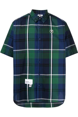 A Bathing Ape Hemd mit Karomuster