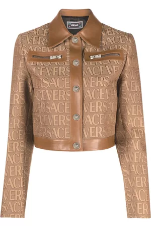 VERSACE Damen Jacquard Jacken - Allover-jacquard jacket