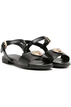 VERSACE Sandalen mit Logo-Schild
