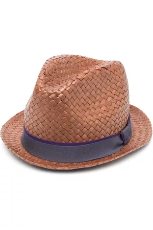 Paul Smith Herren Hüte - Woven-wicker fedora hat