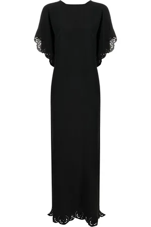 Rodebjer Langes Kleid mit Lochstickerei