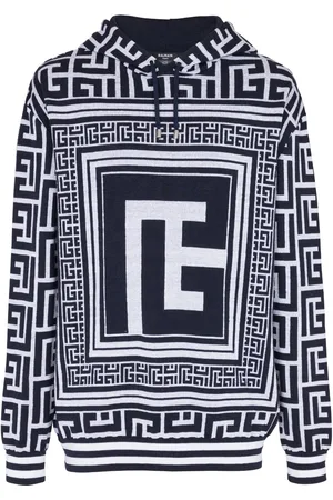Balmain Hoodie mit Monogramm