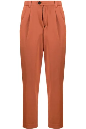 Cruciani Tapered-Hose mit Bundfalten