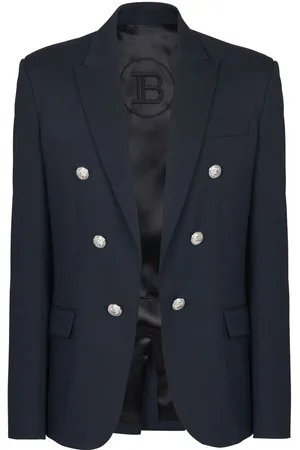 Balmain Sakko mit Knopfdetail