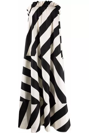Tory Burch Damen Freizeitkleider - Stripe-print strapless dress