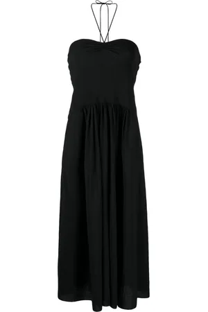 Vince Neckholder-Kleid mit Falten