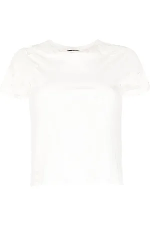 Cynthia Rowley T-Shirt mit Lochmuster