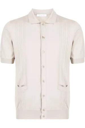 Cruciani Poloshirt aus Pointelle-Strick