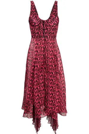 VERSACE Kleid mit Logo-Print