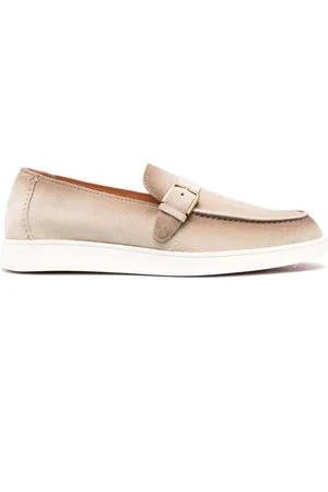 santoni Dread Loafer aus Wildleder