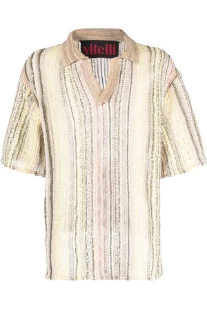 Vitelli Poloshirt mit Längsstreifen
