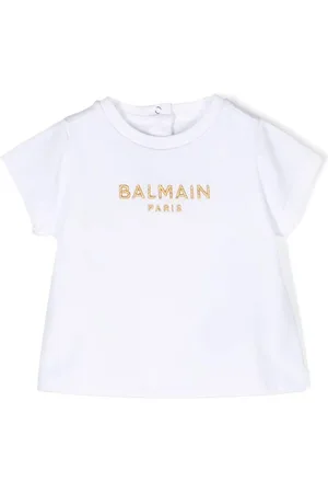 Balmain T-Shirt mit Logo-Stickerei
