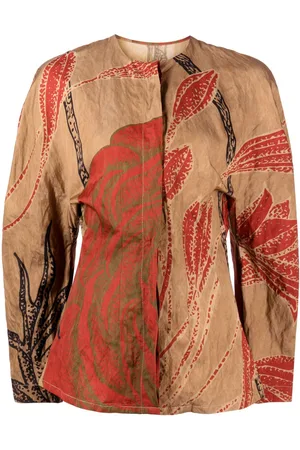 UMA WANG Bluse mit Blumen-Print