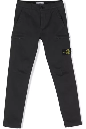 Stone Island Chinos - Compass-patch chino trousers