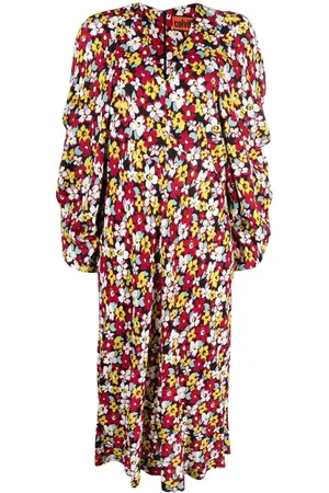 Colville Midikleid mit Blumen-Print