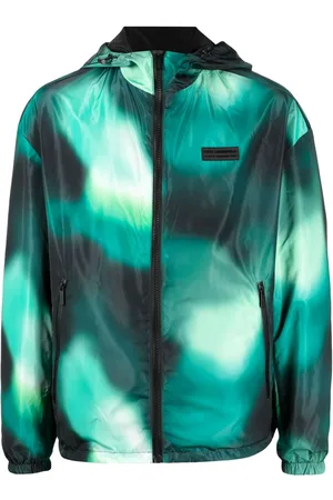 Karl Lagerfeld Wendbarer Windbreaker in Batikoptik