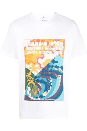 PUMA T-Shirt mit Slogan-Print