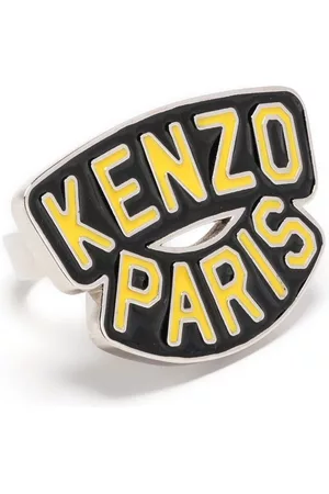 Kenzo Herren Ringe - Logo-plaque ring
