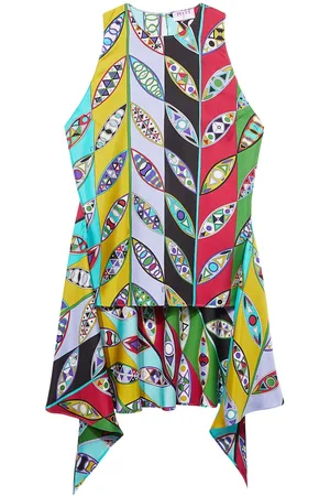 Puccini Top mit grafischem Print