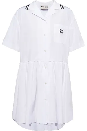 Miu Miu Minikleid aus Popeline