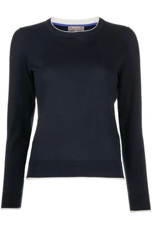 N.PEAL Gestreifter Pullover